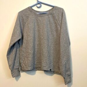 CIRCLE X light grey soft sweatshirt new with tags small
